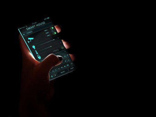 Slimme energiemeter in een woning met digitale display