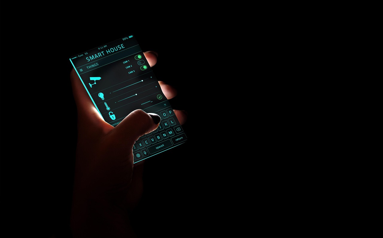 Slimme energiemeter in een woning met digitale display