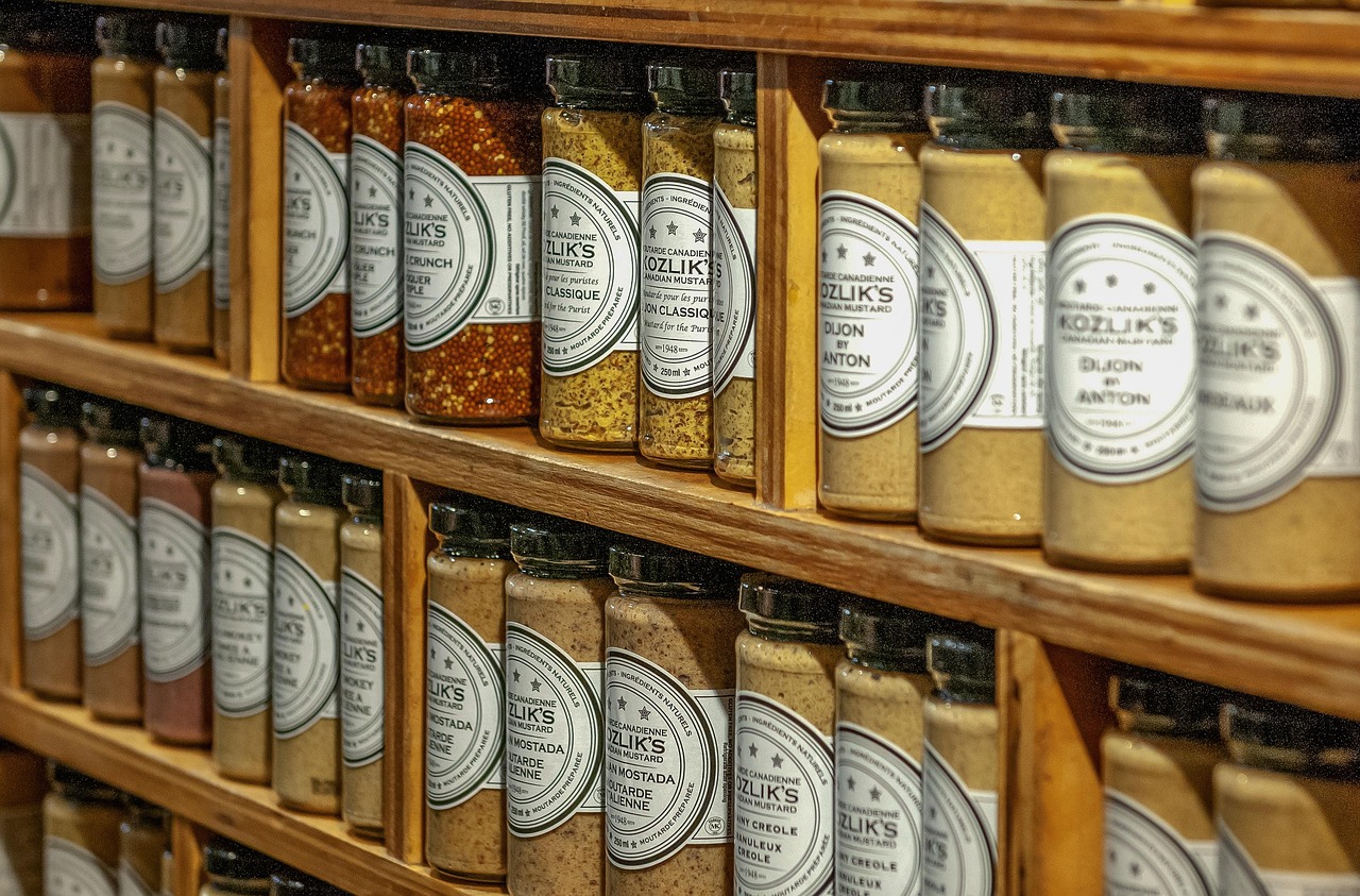 Producten met Made in France-etiket op een winkelrek